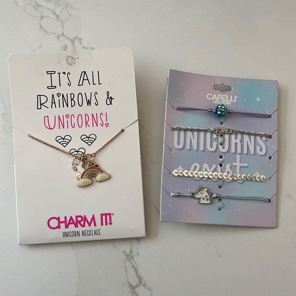 Unicorn necklace sets